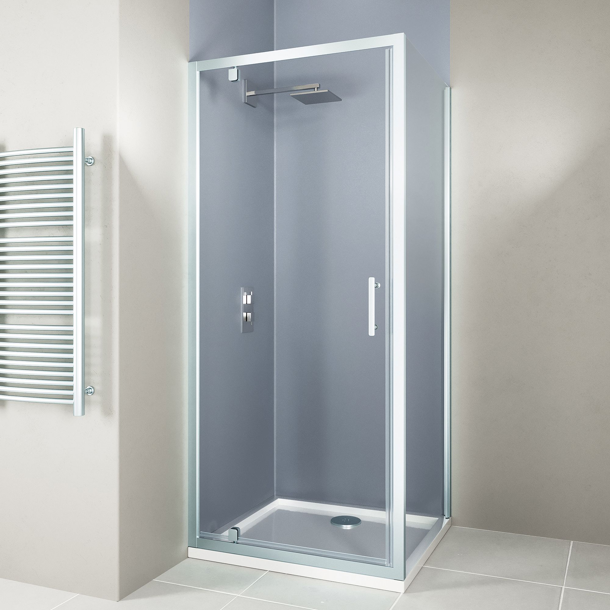 Pivot Door with Side Panel