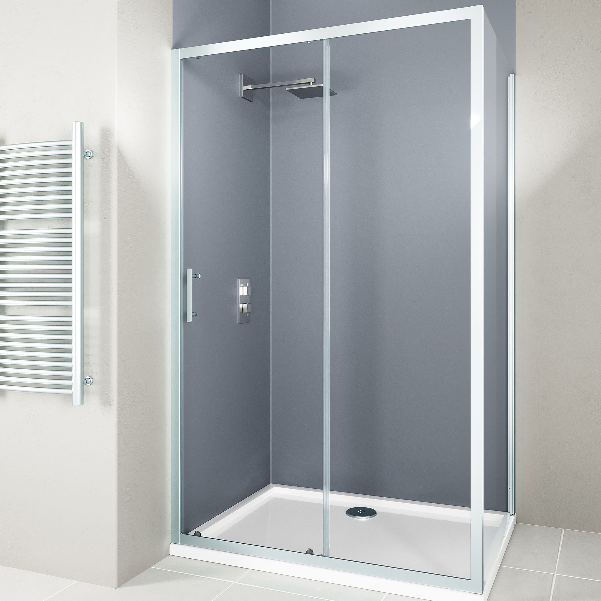 Sliding Door with Side Panel