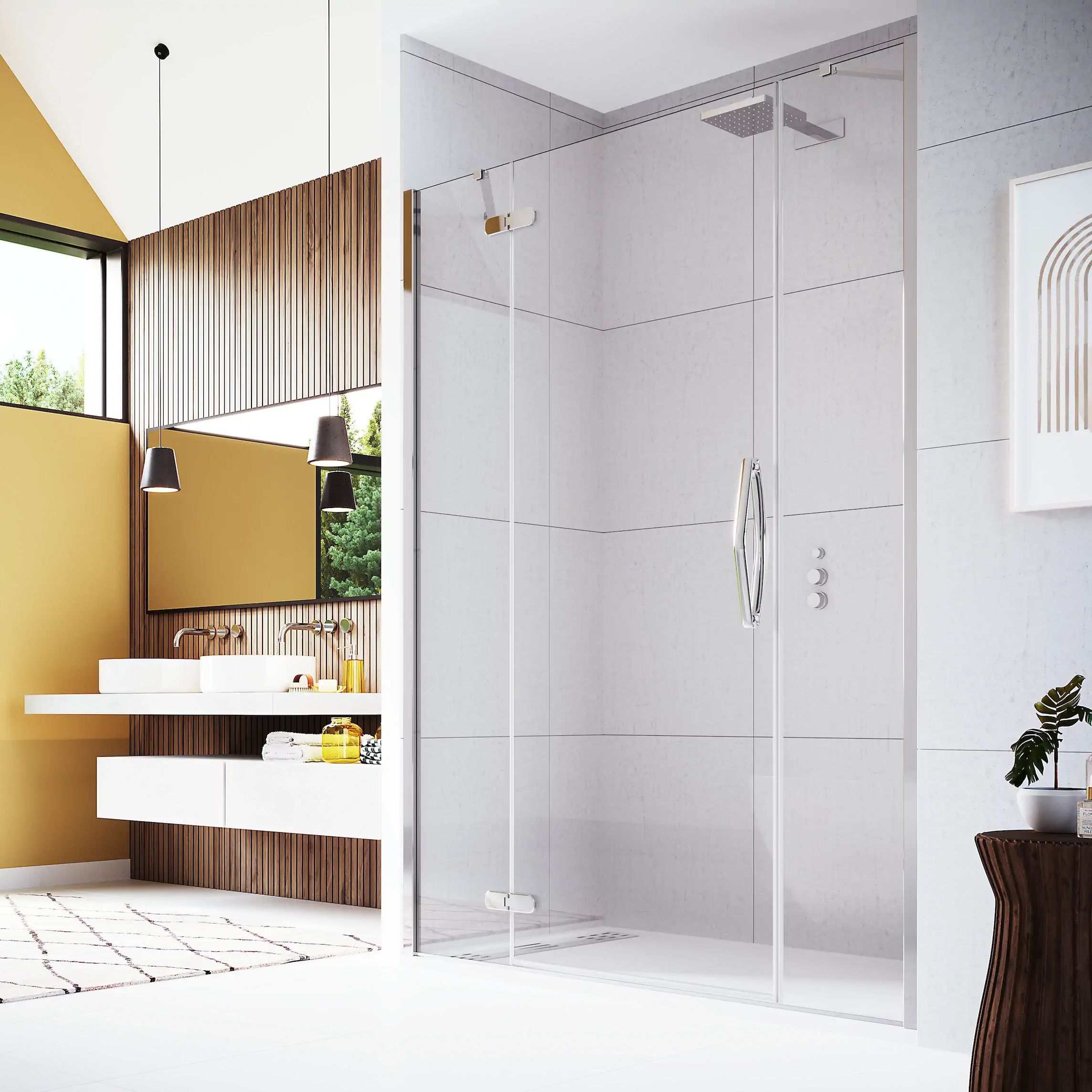 Hinge & Inline Door with Inline Panel