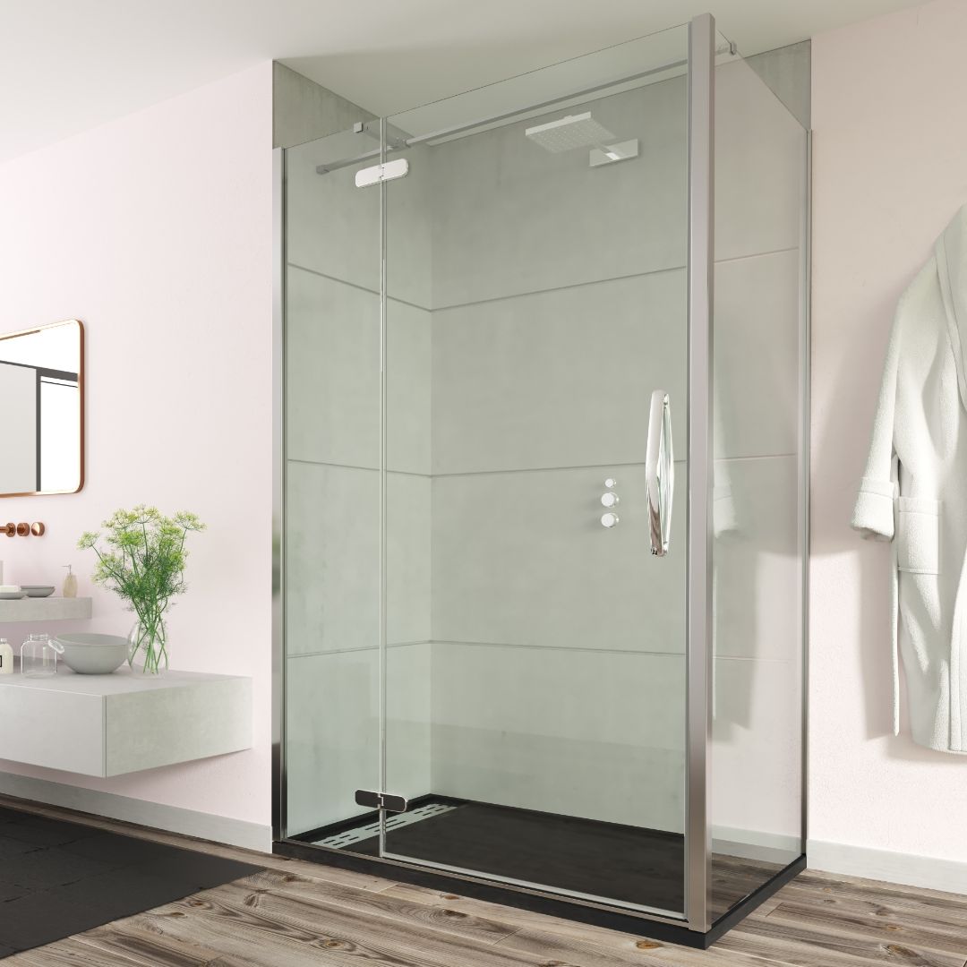 Hinge & Inline Door with Side Panel