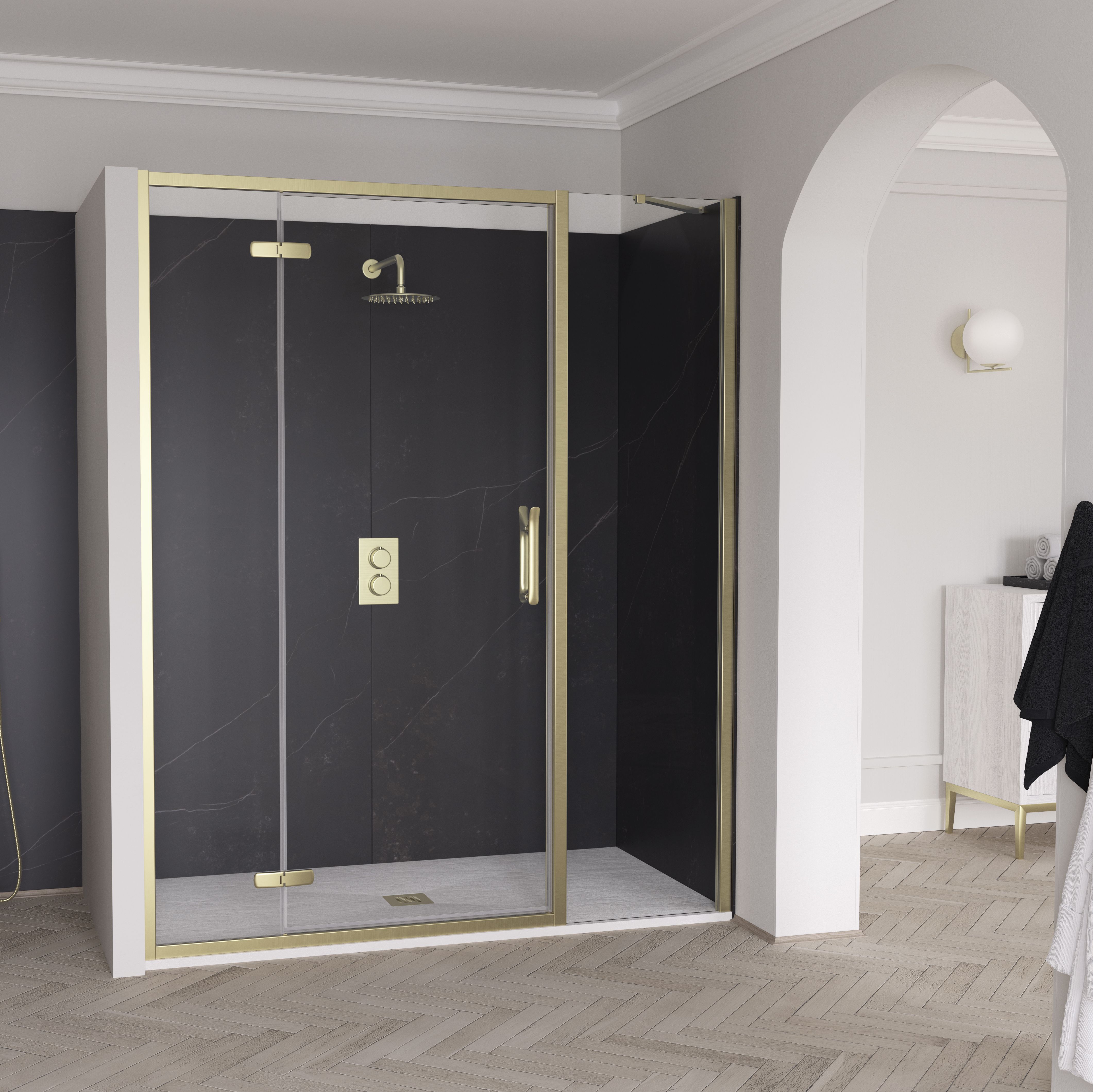 Hinge & Inline Door with Inline Panel