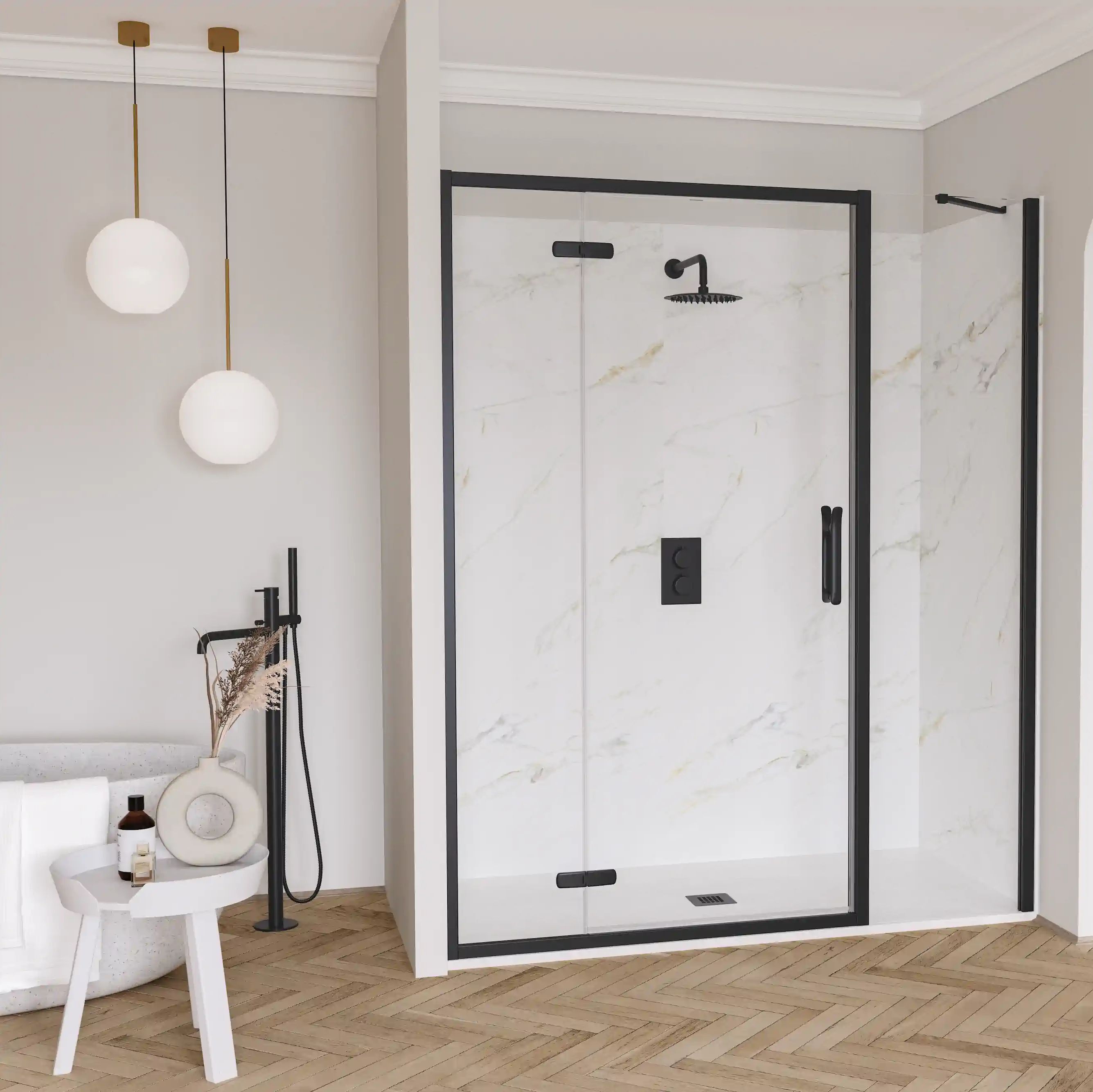 Hinge & Inline Door with Inline Panel