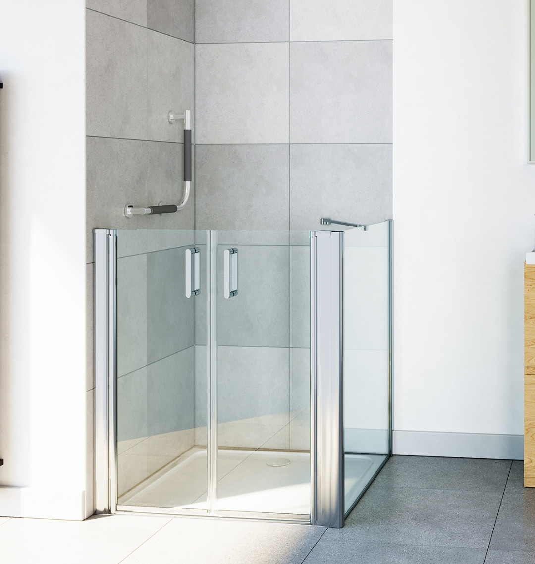 The Cara halfheight shower door