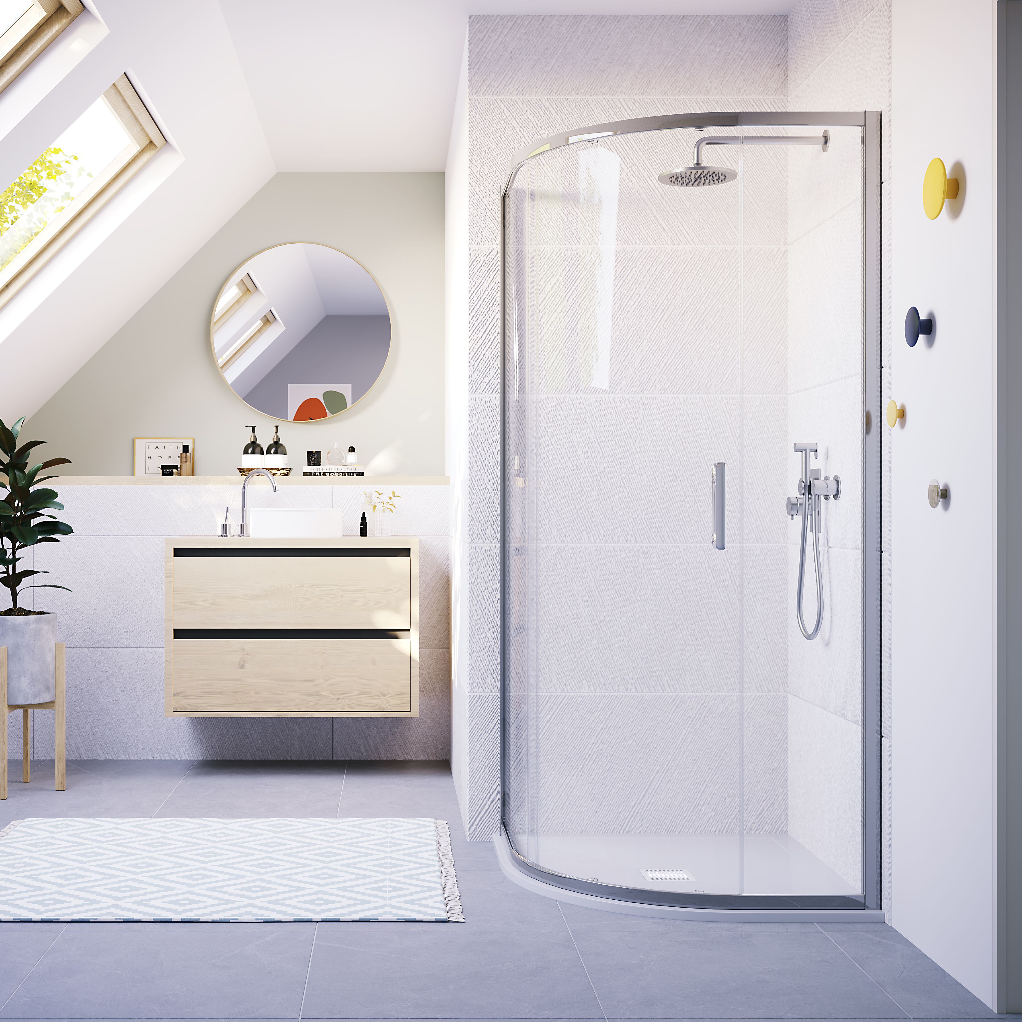 One Door Sliding Quadrant