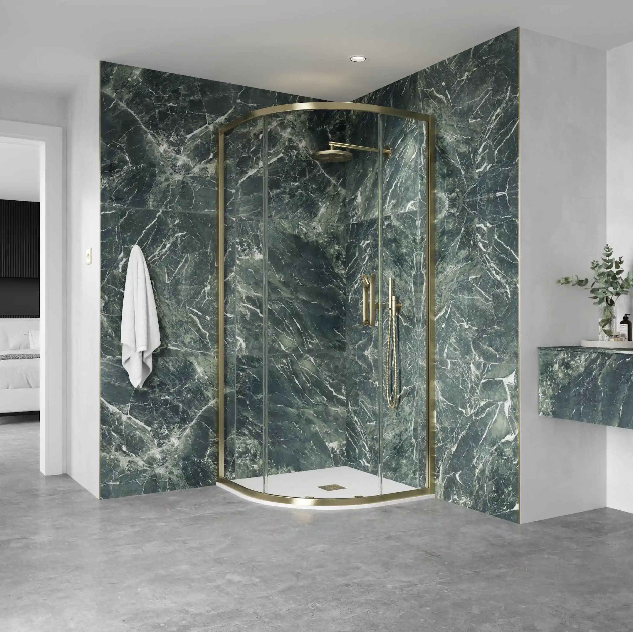 One Door Sliding Quadrant