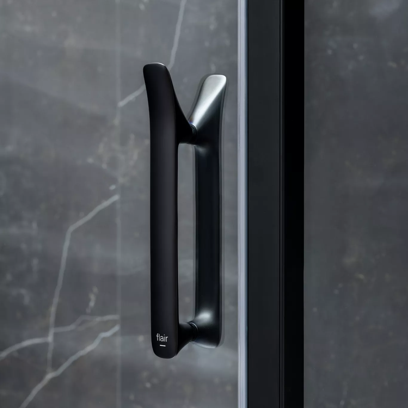 Eto Uniquely Crafted Handle With Integrated Robe Hook Black