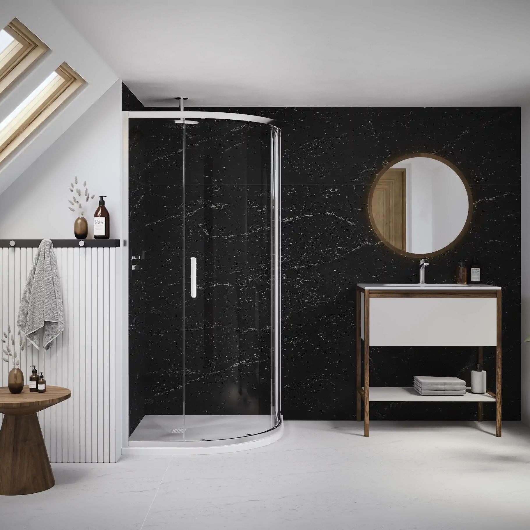 One Door Sliding Quadrant