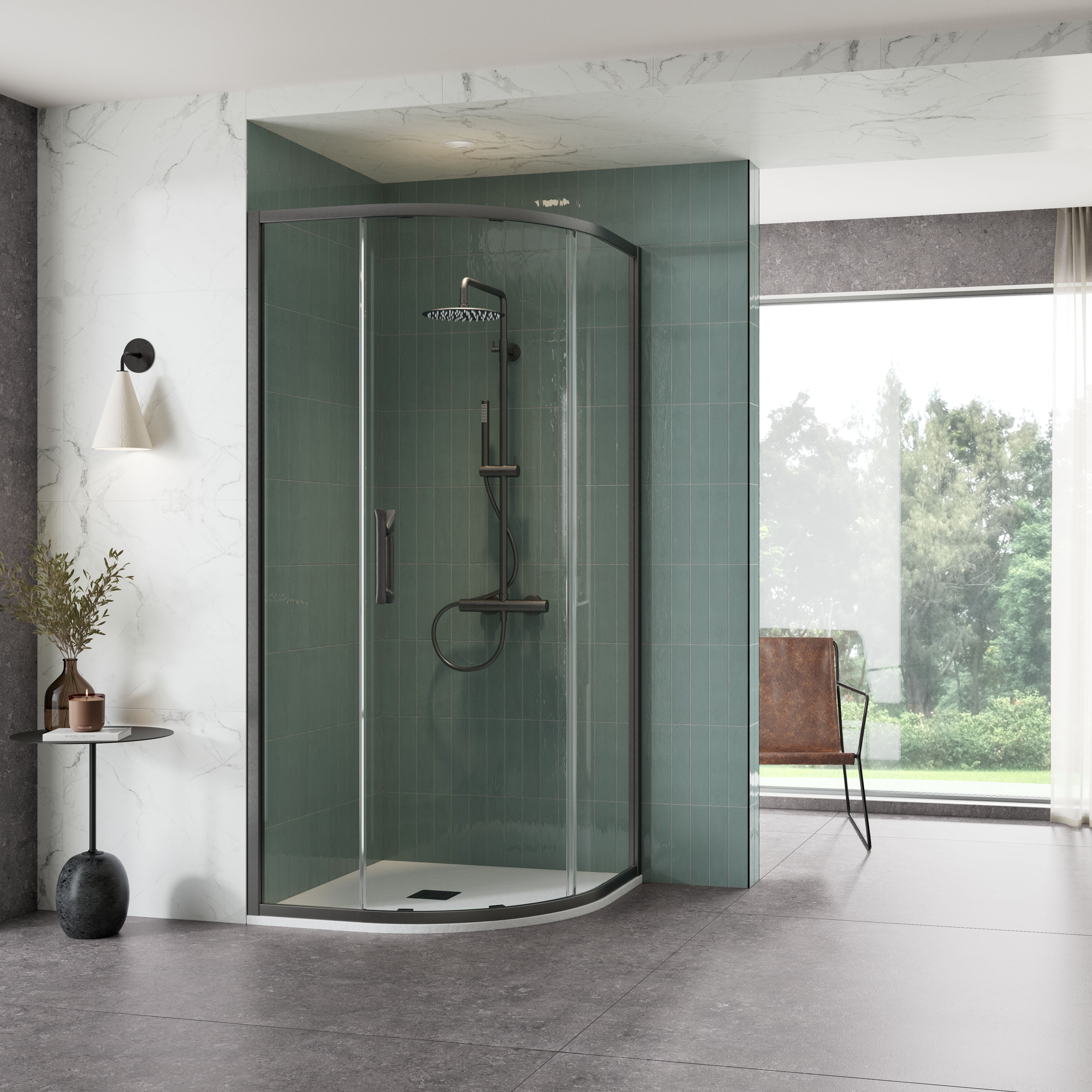 One Door Sliding Quadrant