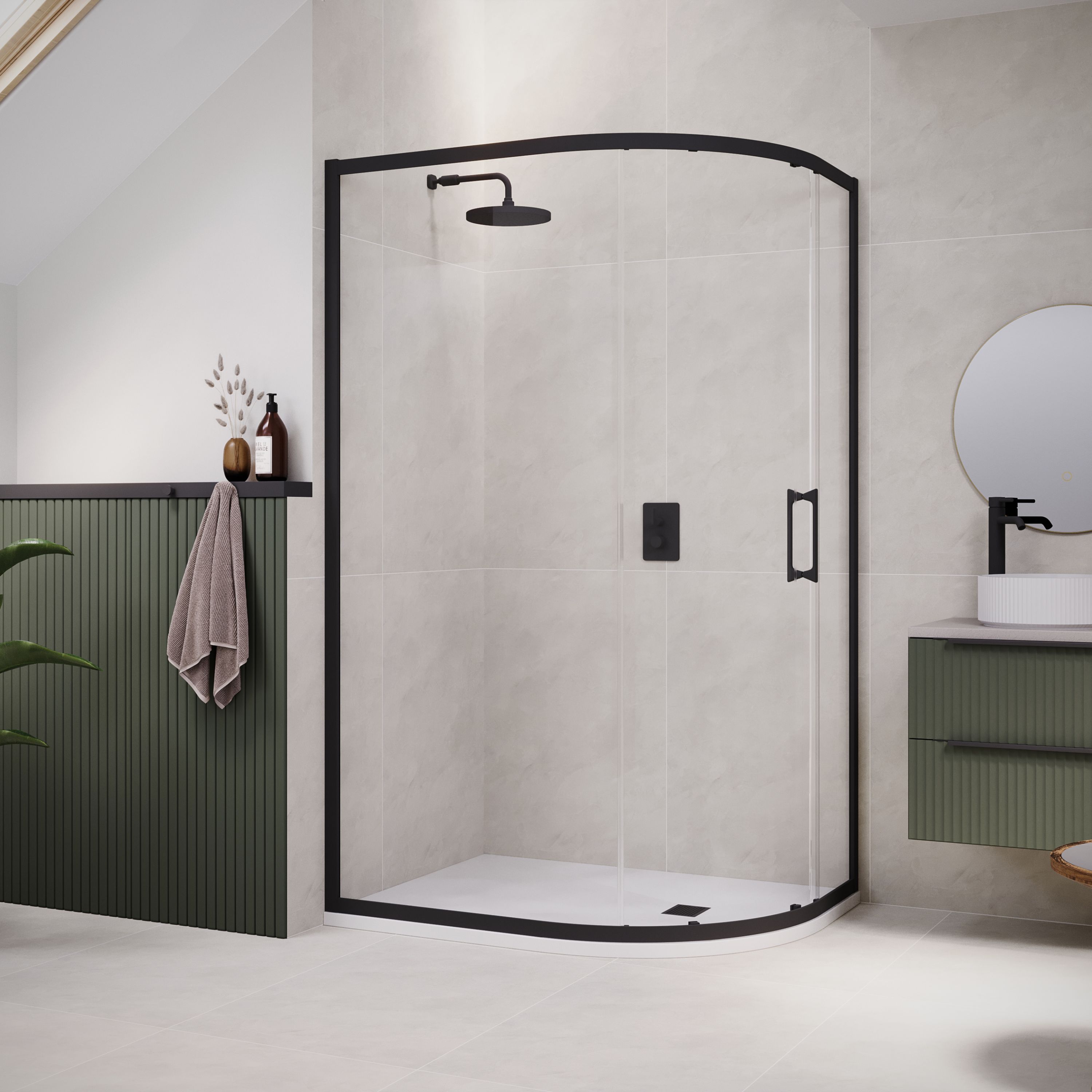 One Door Offset Quadrant