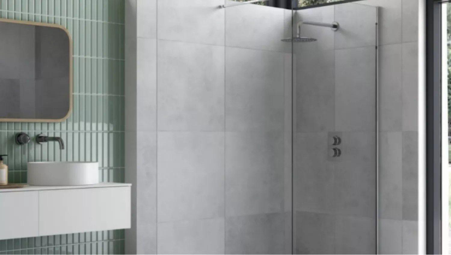 A Corner shower