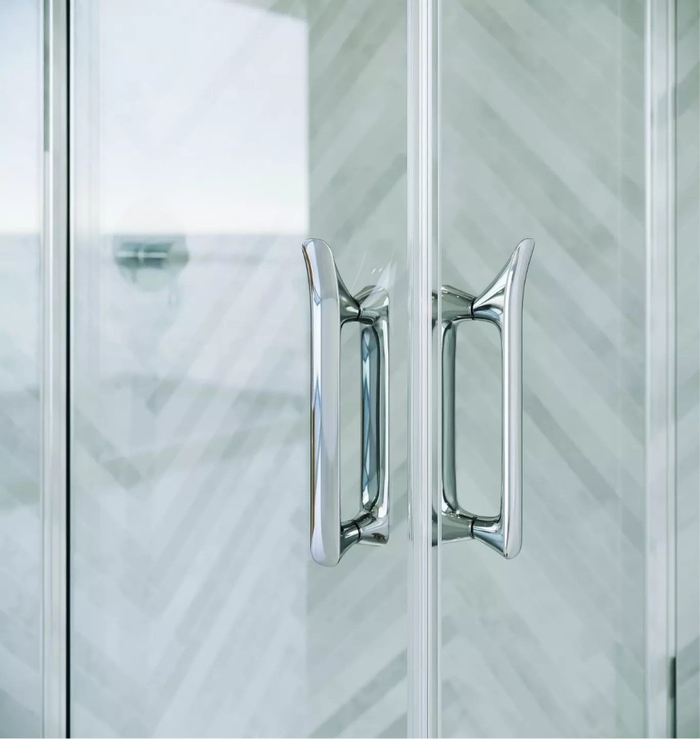 The ETO Shower Door handles