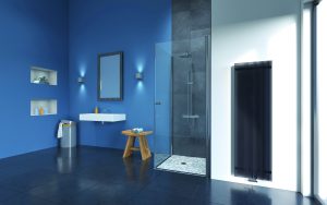Frameless Corner Pivot Door